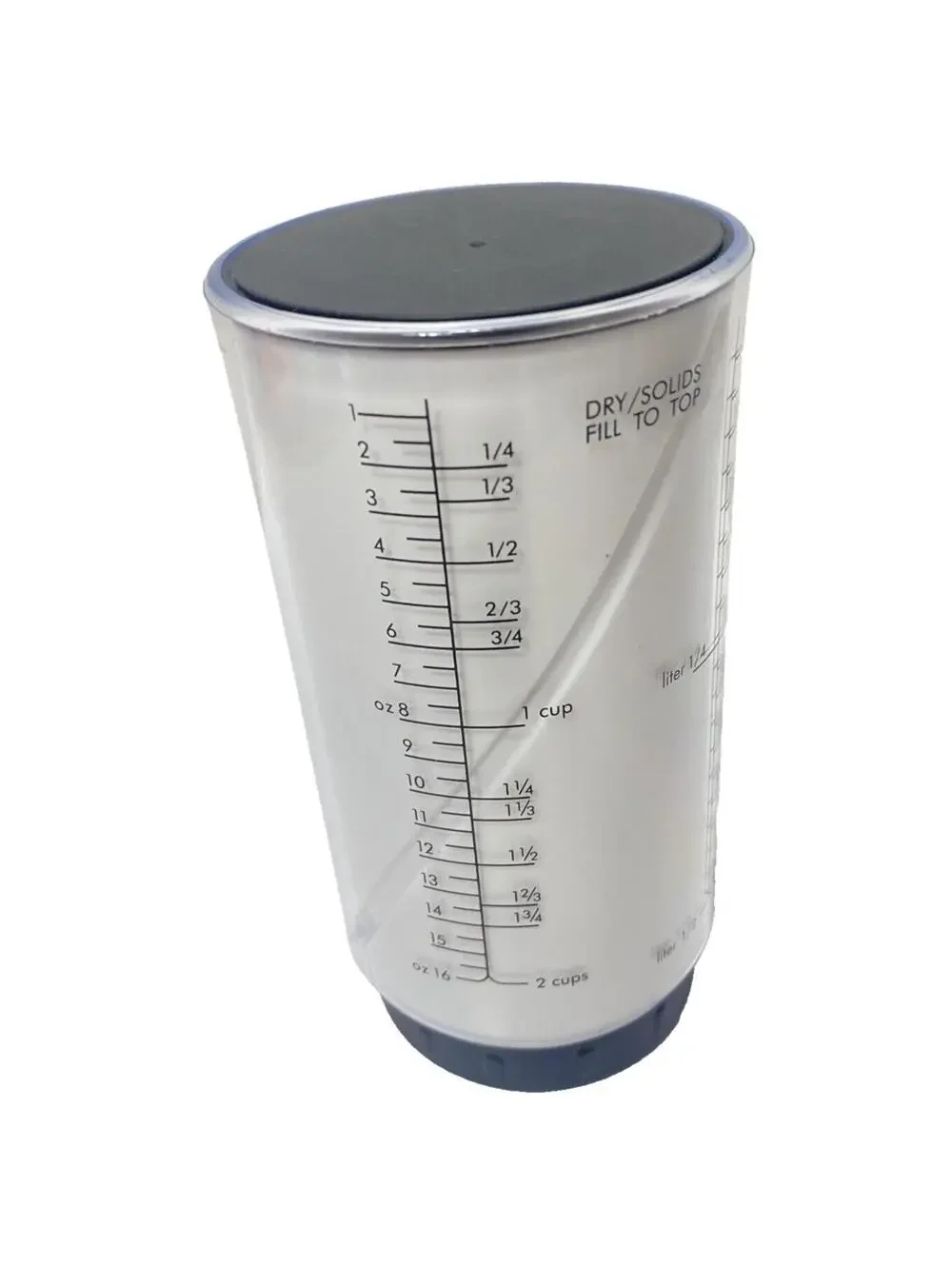 2-Cup Adjustable Measuring Cup, Twisting Kitchen Baking Tool for Liquids & Solid